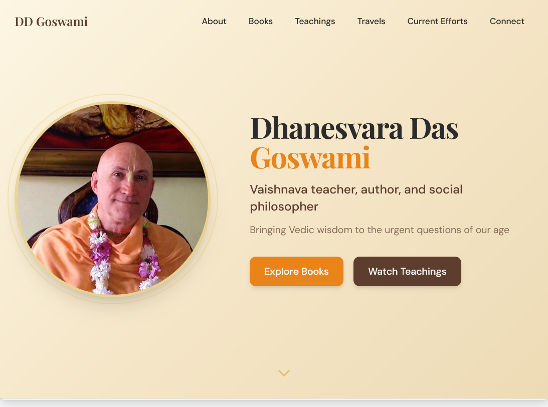 Dhanesvara Das Goswami